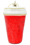 Red Coffee Cup Ornament