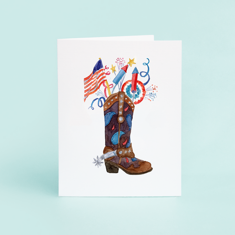 Patriotic boot