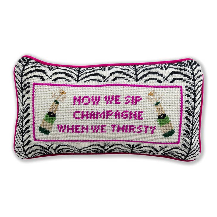 Sip Champagne Pillow
