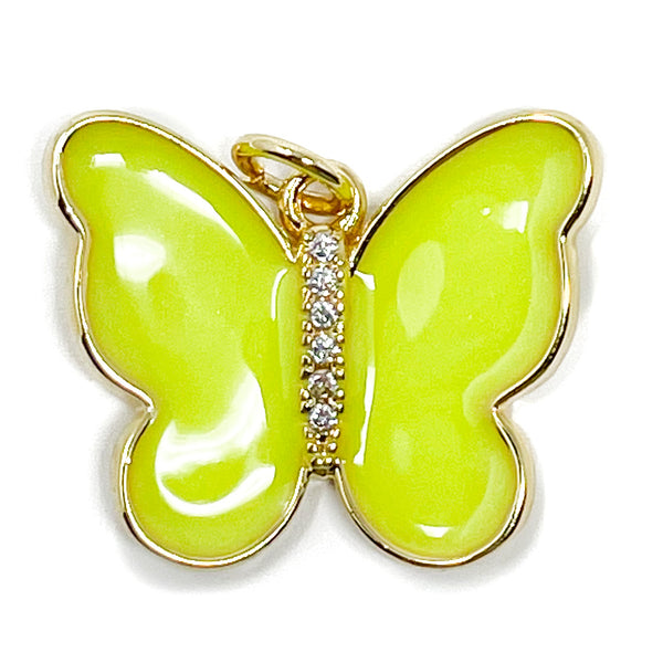 Enamel Butterfly Charm