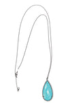 Turquoise drop pendent
