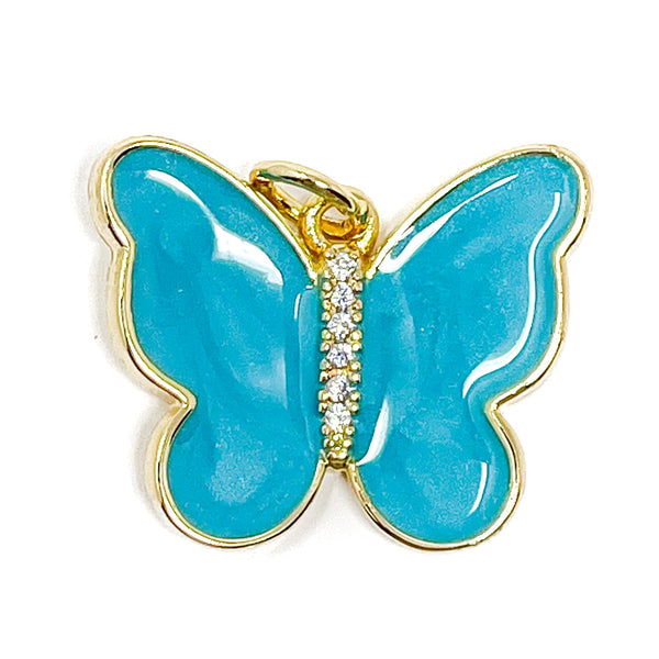 Enamel Butterfly Charm